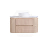 Lukka Ravello 900mm Wall Hung Vanity Plywood Cabinet Curve Edge Variant Colour Available
