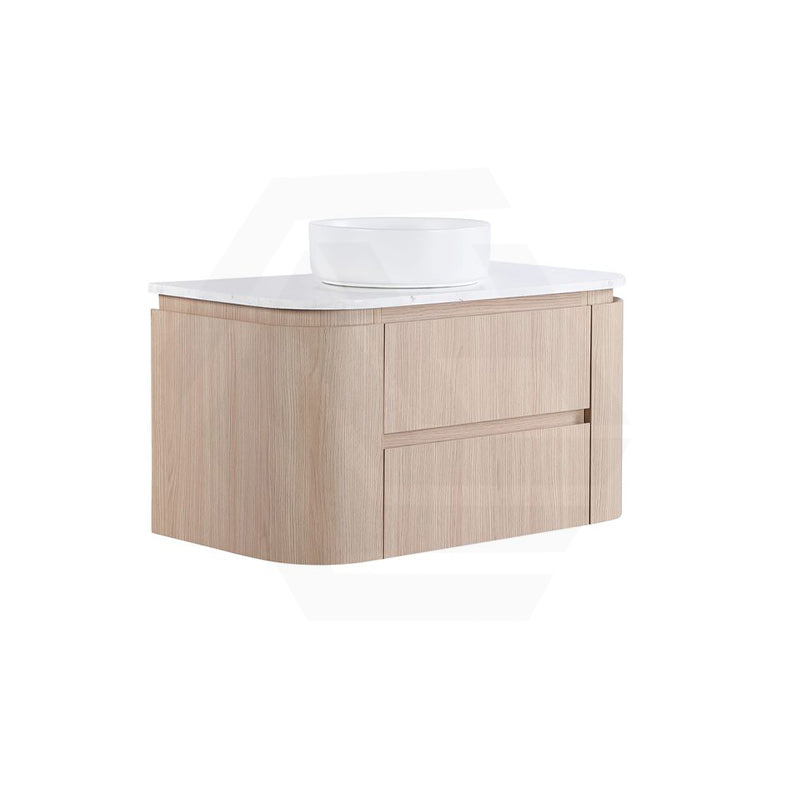 Lukka Ravello 900mm Wall Hung Vanity Plywood Cabinet Curve Edge Variant Colour Available