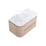 Lukka Ravello 900mm Wall Hung Vanity Plywood Cabinet Curve Edge Variant Colour Available