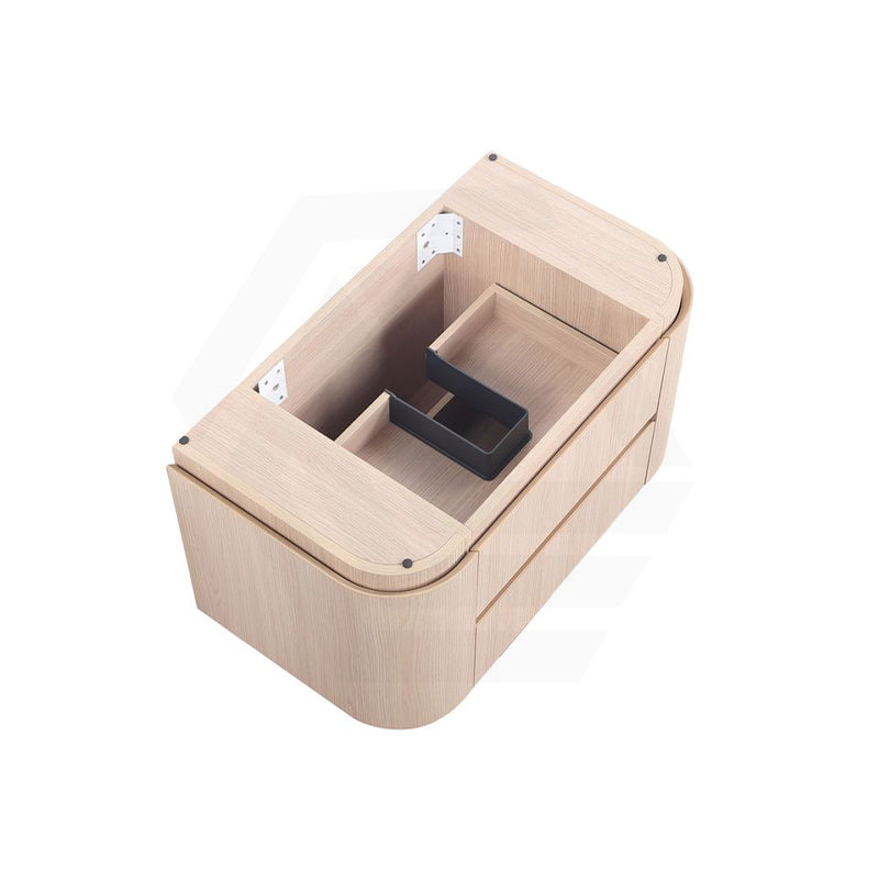Lukka Ravello 900mm Wall Hung Vanity Plywood Cabinet Curve Edge Variant Colour Available