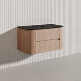 Lukka Ravello Modern 900mm Wall Hung Vanity Plywood Cabinet Curved Edge Variant Colour Available