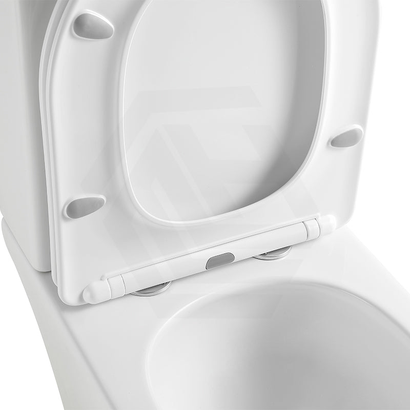 Lukka Roccia 600x390x805mm Gloss White Tornado Rimless Close-Coupled Toilet Suite