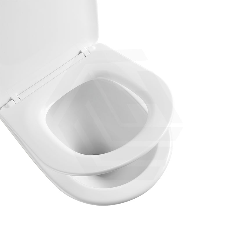 Lukka Roccia 600x390x805mm Gloss White Tornado Rimless Close-Coupled Toilet Suite