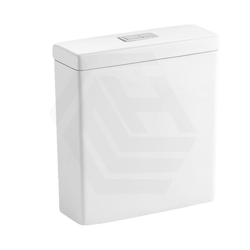 Lukka Roccia 600x390x805mm Gloss White Tornado Rimless Close-Coupled Toilet Suite