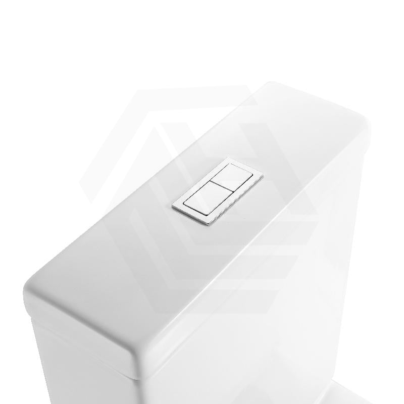 Lukka Roccia 600x390x805mm Gloss White Tornado Rimless Close-Coupled Toilet Suite