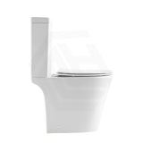 Lukka Roccia 600x390x805mm Gloss White Tornado Rimless Close-Coupled Toilet Suite