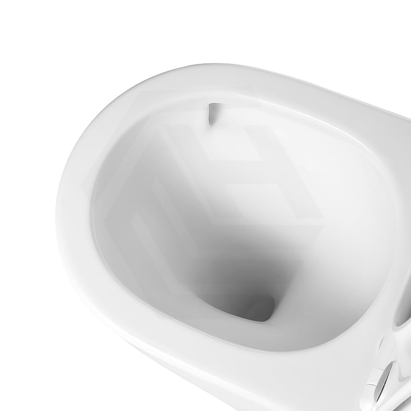 Lukka Roccia 600x390x805mm Gloss White Tornado Rimless Close-Coupled Toilet Suite