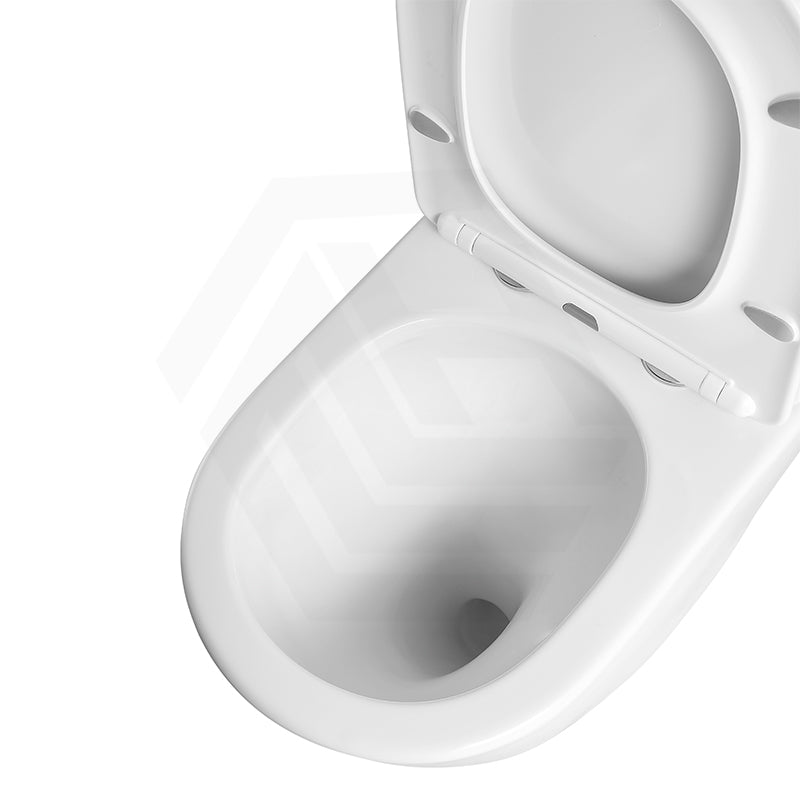 Lukka Roccia 600x390x805mm Gloss White Tornado Rimless Close-Coupled Toilet Suite