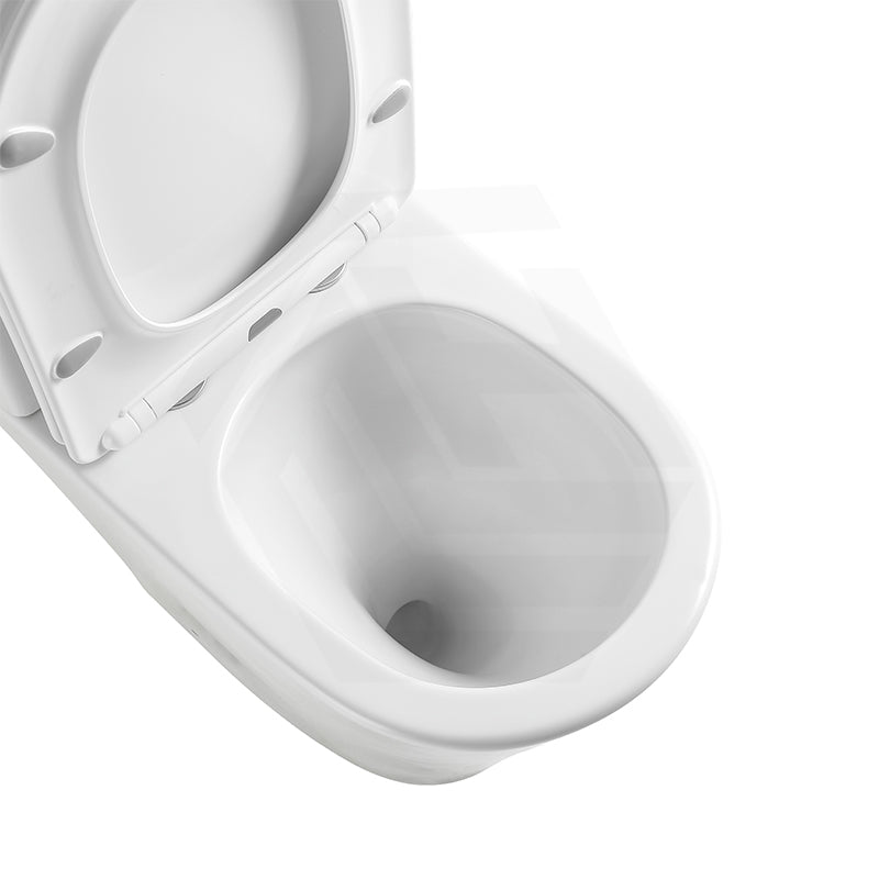 Lukka Roccia 600x390x805mm Gloss White Tornado Rimless Close-Coupled Toilet Suite