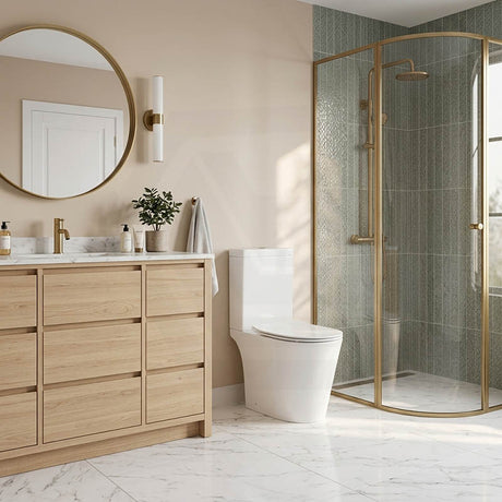 Lukka Roccia Tornado Rimless Close Coupled Toilet Suite 600x390x805mm - Gloss White