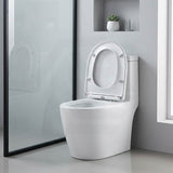 Lukka Roccia Tornado Rimless Close Coupled Toilet Suite 600x390x805mm - Gloss White