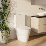 Lukka Roccia Tornado Rimless Close Coupled Toilet Suite 600x390x805mm - Gloss White