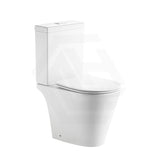 Lukka Roccia 600x390x805mm Gloss White Tornado Rimless Close-Coupled Toilet Suite