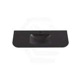 Lukka 900-1800mm Aruro 505mm Width Solid Surface Stone Basin with Overflow Variant Colour Available 12 O'clock Semi-Drilled or Drilled Tap Hole