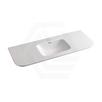Lukka 900-1800mm Aruro 505mm Width Solid Surface Stone Basin with Overflow Variant Colour Available 12 O'clock Semi-Drilled or Drilled Tap Hole