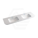 Lukka 900-1800mm Aruro 505mm Width Solid Surface Stone Basin with Overflow Variant Colour Available 12 O'clock Semi-Drilled or Drilled Tap Hole