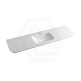 Lukka 900-1800mm Aruro 505mm Width Solid Surface Stone Basin with Overflow Variant Colour Available 12 O'clock Semi-Drilled or Drilled Tap Hole