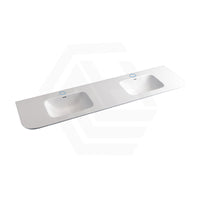 Lukka 900-1800mm Aruro 505mm Width Solid Surface Stone Basin with Overflow Variant Colour Available 12 O'clock Semi-Drilled or Drilled Tap Hole