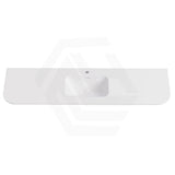 Lukka 900-1800mm Aruro 505mm Width Solid Surface Stone Basin with Overflow Variant Colour Available 12 O'clock Semi-Drilled or Drilled Tap Hole
