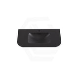 Lukka 900-1800mm Aruro 505mm Width Solid Surface Stone Basin with Overflow Variant Colour Available 12 O'clock Semi-Drilled or Drilled Tap Hole
