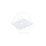12mm Thick Lukka Calacatta White Solid Surface Stone Top with Center Waste Hole, 12/10/2 O'clock Semi Drilled Tap Hole Available At the Back 605-1505mm