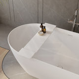 Lukka Chasey 850x160x42mm Matt White Bathtub Tray