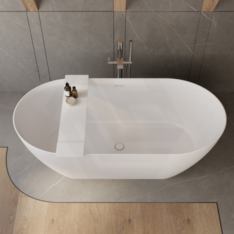 Lukka Chasey 850x160x42mm Matt White Bathtub Tray