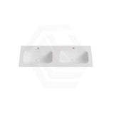 600-1800mm Lukka Chasey Solid Surface Stone Basin with Overflow 12 O'clock Semi-Drilled or Drilled Tap Hole
