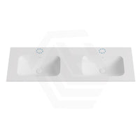 600-1800mm Lukka Chasey Solid Surface Stone Basin with Overflow 12 O'clock Semi-Drilled Tap Hole
