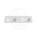 600-1800mm Lukka Chasey Solid Surface Stone Basin with Overflow 12 O'clock Semi-Drilled or Drilled Tap Hole