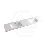 600-1800mm Lukka Chasey Solid Surface Stone Basin with Overflow 12 O'clock Semi-Drilled or Drilled Tap Hole