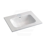 600-1800mm Lukka Chasey Solid Surface Stone Basin with Overflow 12 O'clock Semi-Drilled or Drilled Tap Hole