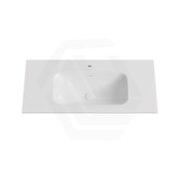 600-1800mm Lukka Chasey Solid Surface Stone Basin with Overflow 12 O'clock Semi-Drilled or Drilled Tap Hole