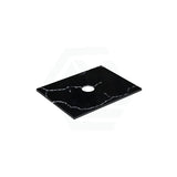 12mm Thick Lukka Calacatta Night Solid Surface Stone Vanity Top with Center Waste Hole, 605-1505mm, Semi-Drilled Tap Hole at 12/10/2 O'clock Positions