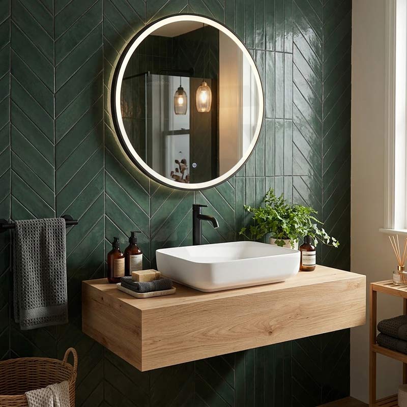 Lukka Kliff Rectangle Solid Surface Above Counter Basin 550x400x130mm - Matt White