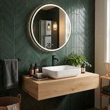 Lukka Kliff Rectangle Solid Surface Above Counter Basin 550x400x130mm - Matt White