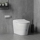 Lukka Ceramic Back to Wall Smart Toilet 684x408x474mm - Gloss White