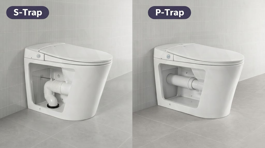 Lukka Ceramic Back to Wall Smart Toilet 684x408x474mm - Gloss White