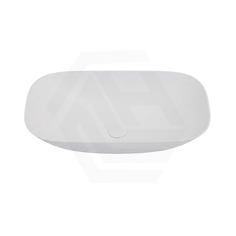 Lukka Perry 400/550/630mm Matt White Solid Surface Stone Above Counter Basin