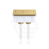 Lukka Square Dual Flush Toilet Water Tank Press Button Colors Available