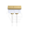 Lukka Square Dual Flush Toilet Water Tank Press Button Colors Available