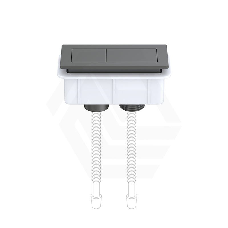 Lukka Square Dual Flush Toilet Water Tank Press Button Colors Available
