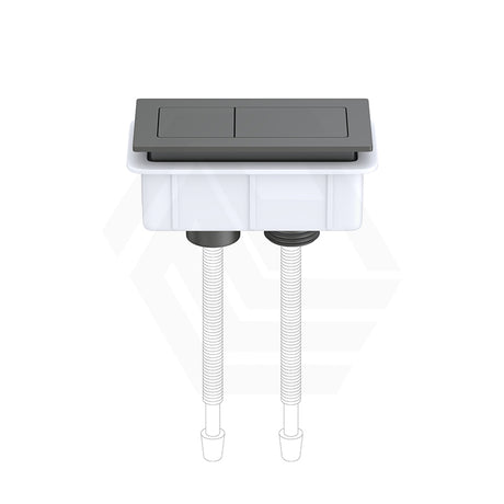 Lukka Square Dual Flush Toilet Water Tank Press Button Colors Available