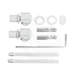 Lukka Agena 520x360x350mm Tornado Rimless Flush Wall Hung Toilet Pan In Various Colours