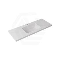 40mm Thick Lukka Carrara White Sintered Stone Seamless Joined with Fine Ceramic Basin