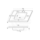40mm Thick Lukka Carrara Gold Sintered Stone Seamless Joined with Fine Ceramic Basin