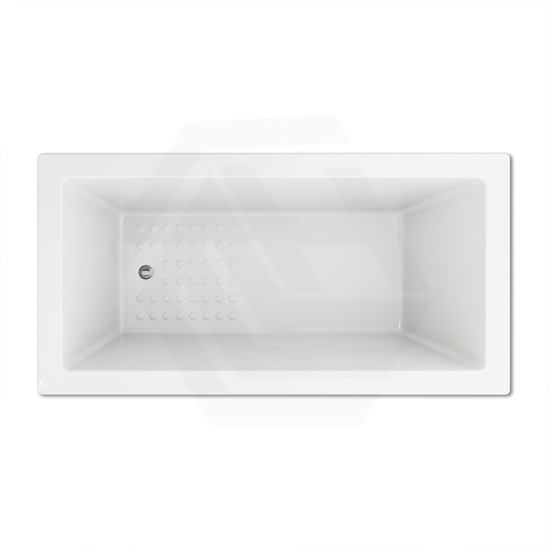 1470/1675mm Lukka Viva Square Drop in Bathtub Anti Slippery Acrylic Gloss White
