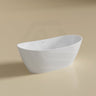 Lukka Valla Acrylic Freestanding Bathtub Overflow Available 1500/1700mm - Gloss/Matt White