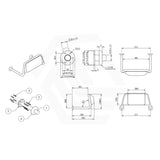 Lukka Back Rest for Accessible Toilets