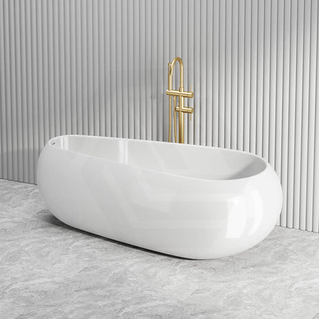Lukka 1800mm Voga Acrylic Freestanding Bathtub with Overflow Variant Colour Available